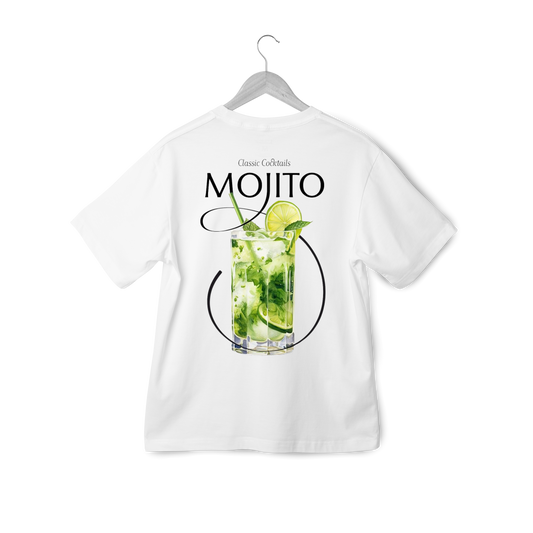 Ferahlatıcı "Mojito" Baskılı %100 Pamuk Tişört | Yazın Enerjisini Üzerinizde Taşıyın! ☀️